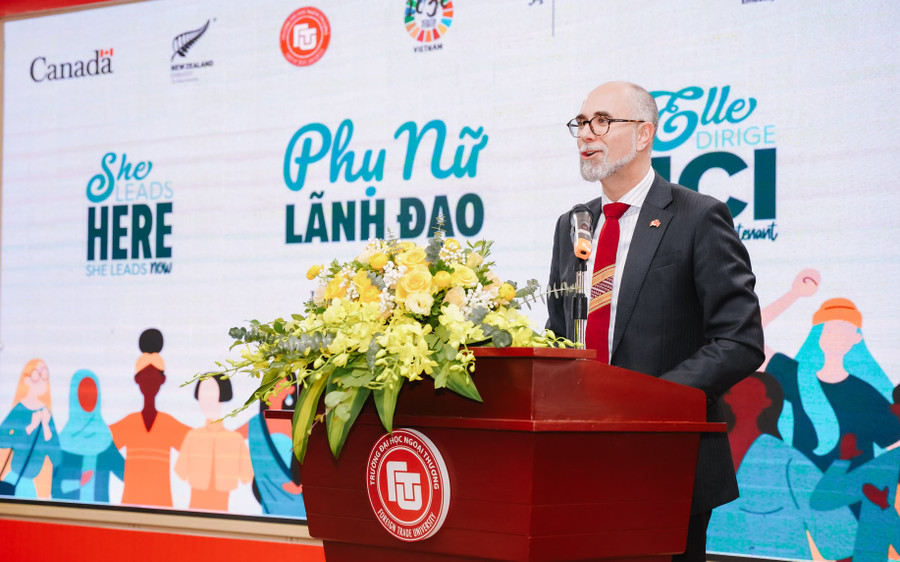 Ngài Đại sứ Canada nhấn mạnh vai trò lãnh đạo mà Đại sứ quán G4 đã chứng minh từ lâu trong việc thúc đẩy bình đẳng giới ở Việt Nam.