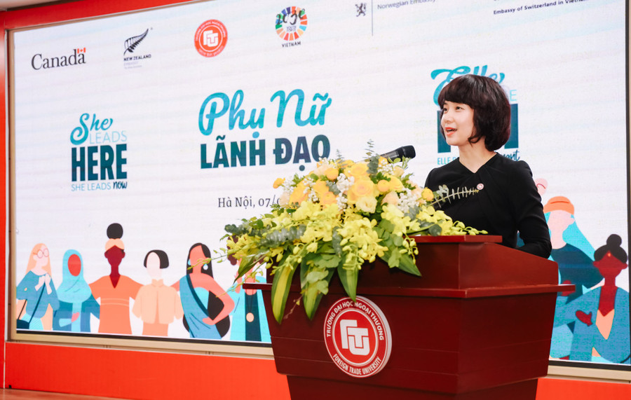 PGS.TS Phạm Thu Hương - Phó Hiệu trưởng Trường ĐH Ngoại thương cho rằng mọi sự khác biệt đều được tôn trọng.