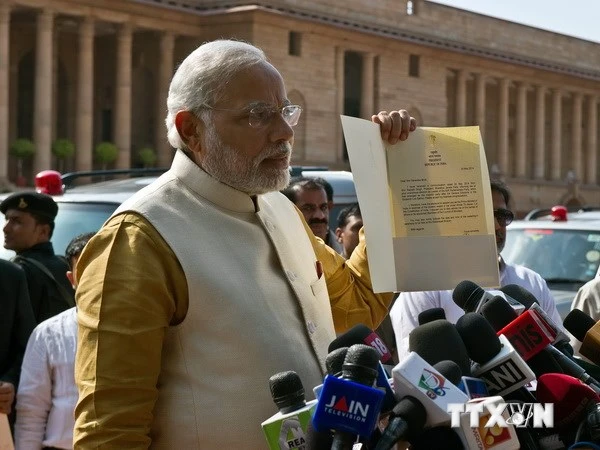 Thủ tướng đắc cử của Ấn Độ Narendra Modi. (Nguồn: AFP/TTXVN)