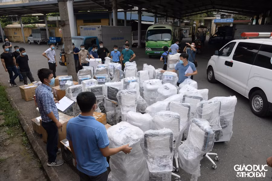 Toàn bộ số thiết bị này sẽ được lắp đặt cho Bệnh viện dã chiến trong TP Hồ Chí Minh.