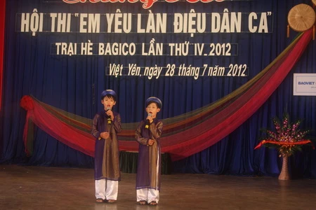 Chung kết Hội thi &quot;Em yêu làn điệu dân ca&quot;