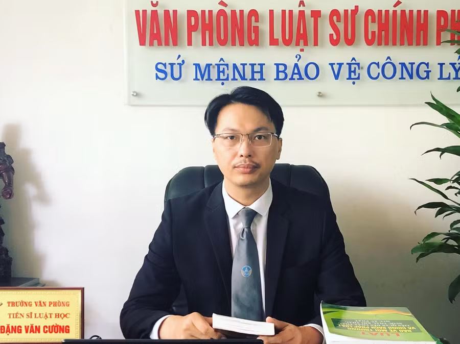 Luật sư Đặng Văn Cường.
