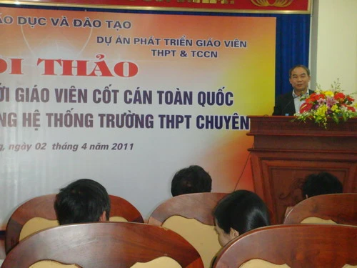 Chú trọng tạo nguồn GV trong hệ thống trường THPT chuyên