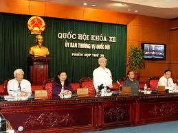 Thông cáo Phiên họp thứ 39 UB Thường vụ Quốc hội