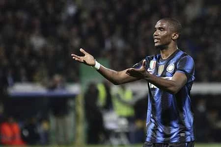 Inter Milan không có Samuel Eto"o trong cuộc đụng độ AS Roma