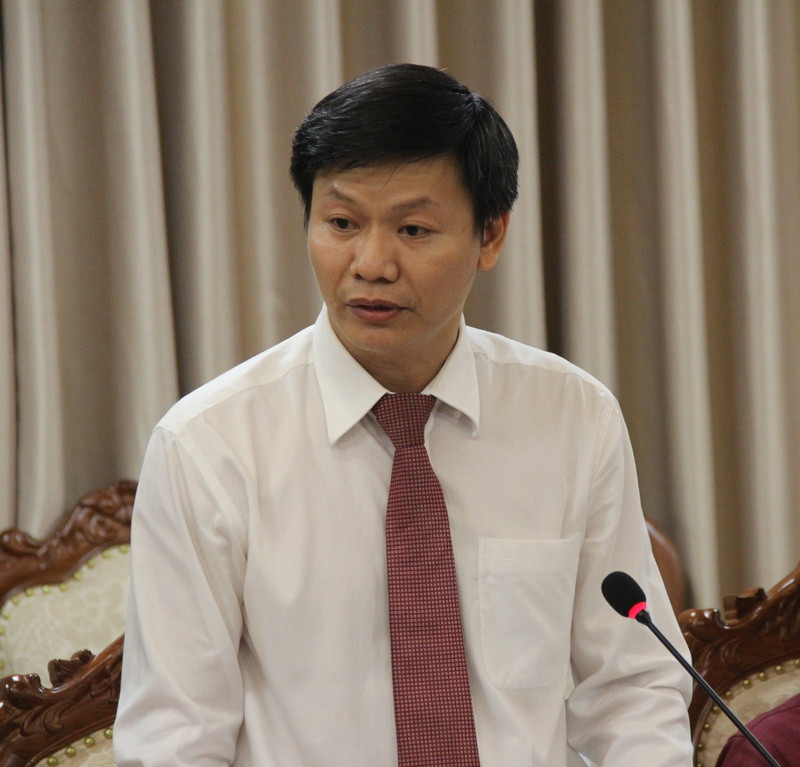 PGS.TS Nguyễn Thanh Đề phát biểu tại buổi lễ.