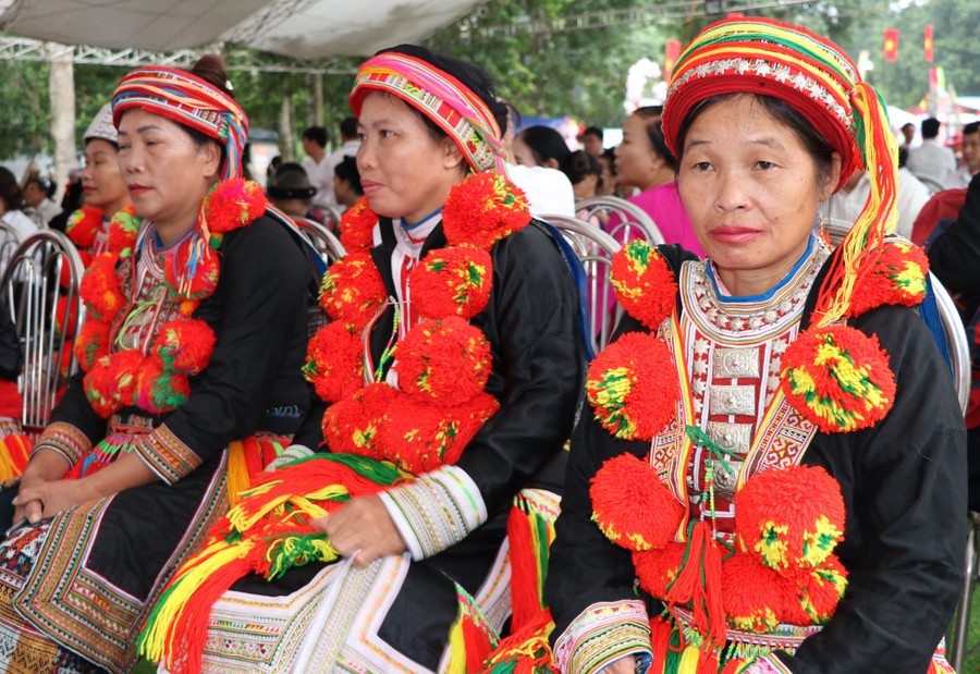 Người Dao Đỏ tham dự buổi lễ