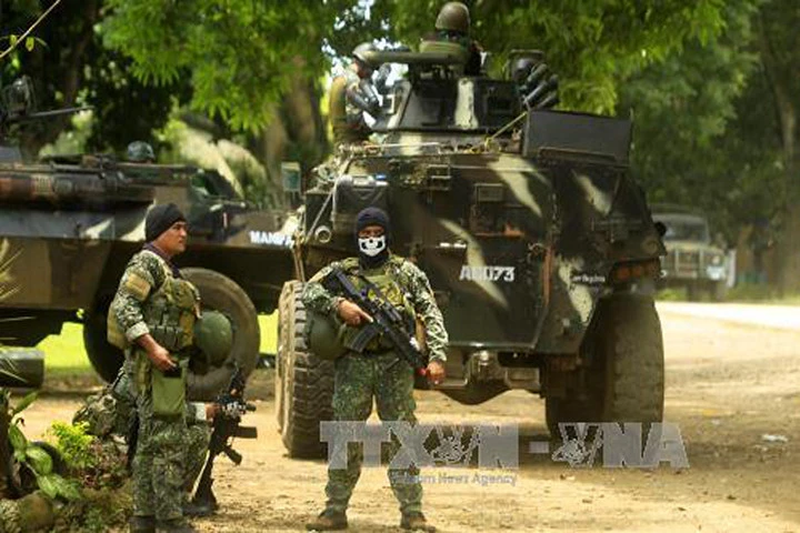 Binh sĩ Philippines trong một chiến dịch truy quét phiến quân. Ảnh: AFP/TTXVN