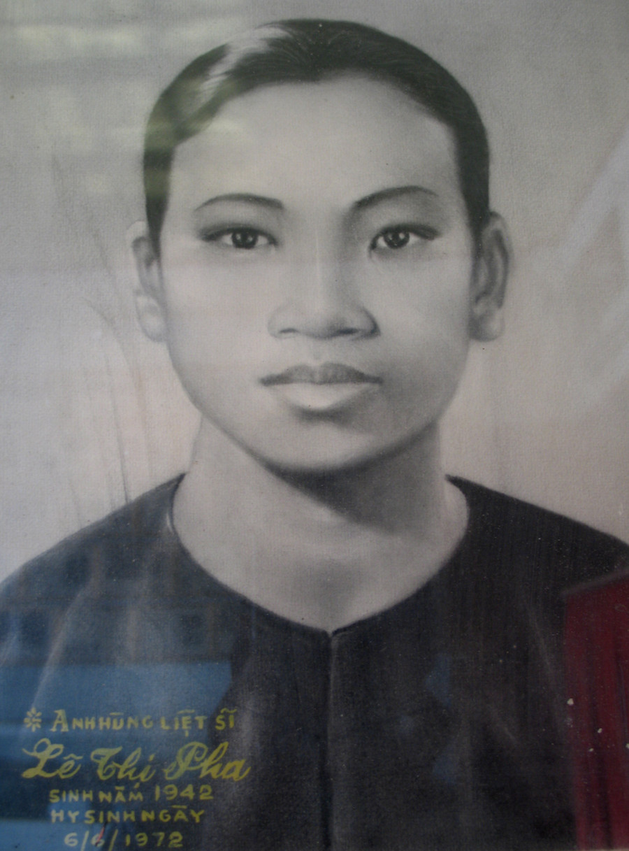 Chân dung anh hùng liệt sĩ Lê Thị Pha Chân dung anh hùng liệt sĩ Lê Thị Pha