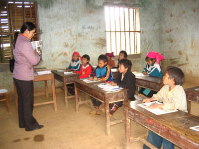 Một lớp học ở Hà Giang