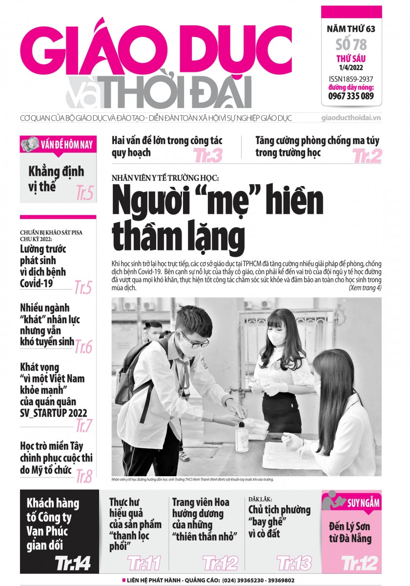 Tin tức báo in số 78, ra ngày hôm nay 1/4/2022