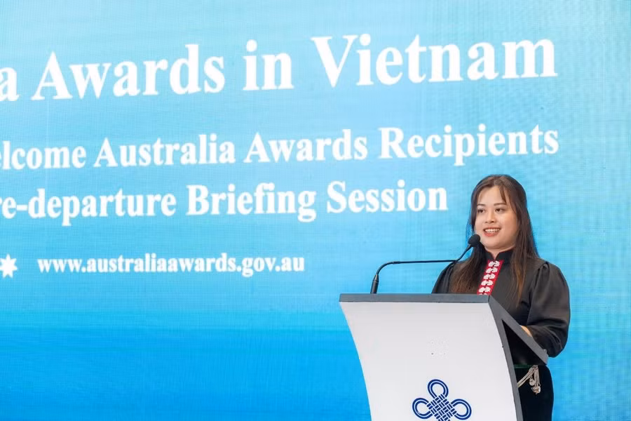 Chị Lò Thị Dược: “Tôi sẽ học hỏi về cách thúc đẩy đa dạng và hoà nhập để thực hiện ở quê hương mình”.