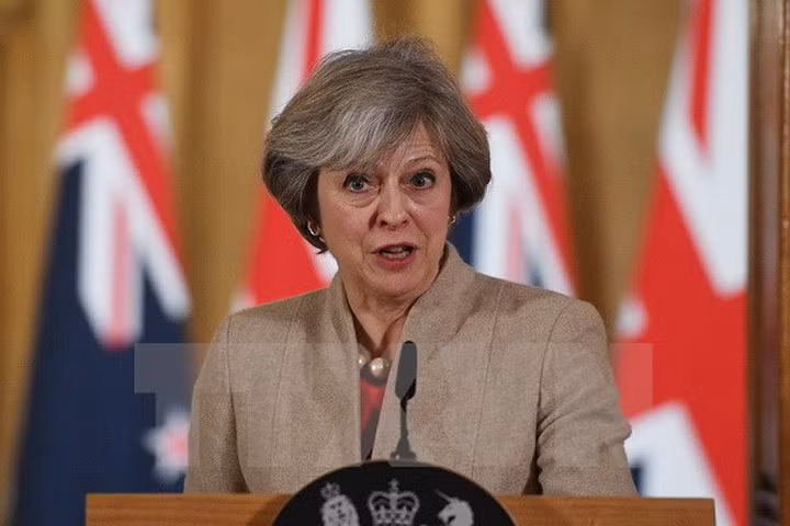 Thủ tướng Anh Theresa May. (Nguồn: EPA/TTXVN)