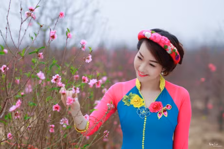 Ngan ngo ngam kieu nu dep ruc ro ngay Xuan - Anh 4