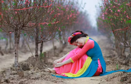 Ngan ngo ngam kieu nu dep ruc ro ngay Xuan - Anh 3