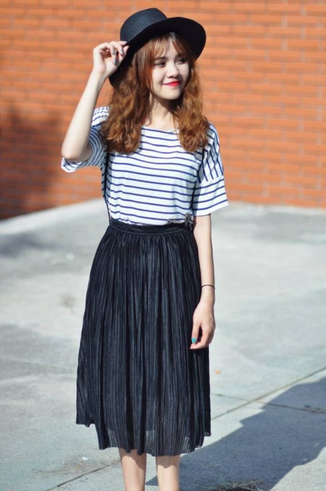 Xu huong thoi trang xuan 2017 cua gioi tre Han - Anh 2