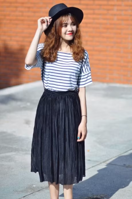 Xu huong thoi trang xuan 2017 cua gioi tre Han - Anh 2