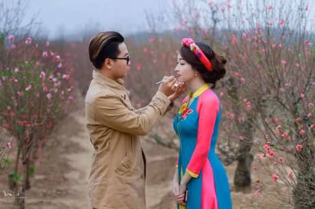 Ngan ngo ngam kieu nu dep ruc ro ngay Xuan - Anh 10