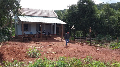 Trạm bảo vệ rừng nơi các đối tượng tấn công nhân viên bảo vệ rừng