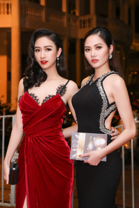 Người đẹp Hà Thu, Diệu Linh gợi cảm với sắc đen - đỏ - Ảnh 5 Nguoi dep Ha Thu, Dieu Linh goi cam voi sac den - do - Anh 5