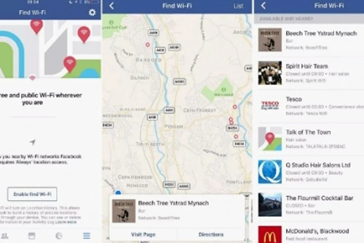 Facebook thử nghiệm tính năng tìm Wi-Fi miễn phí