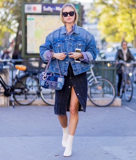 5 tuyệt chiêu biến tấu đồ jean và denim cho mùa lạnh - Ảnh 8 5 tuyet chieu bien tau do jean va denim cho mua lanh - Anh 8