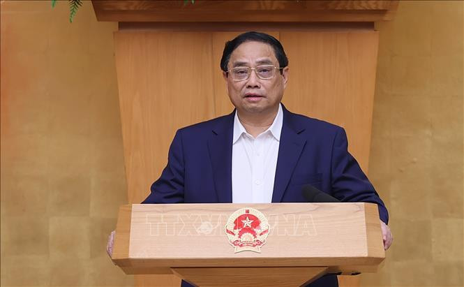 Thủ tướng Phạm Minh Chính phát biểu khai mạc phiên họp Chính phủ thường kỳ tháng 10 năm 2023. Ảnh: Dương Giang/TTXVN Thủ tướng Phạm Minh Chính phát biểu khai mạc phiên họp Chính phủ thường kỳ tháng 10 năm 2023. Ảnh: Dương Giang/TTXVN