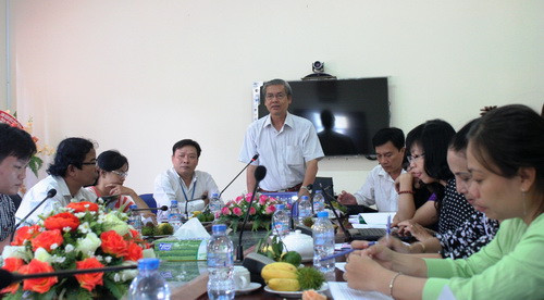 Lãnh đạo Sở GD&ĐT TP Cần Thơ họp báo về công tác tổ chức kỳ thi tốt nghiệp THPT năm 2014 