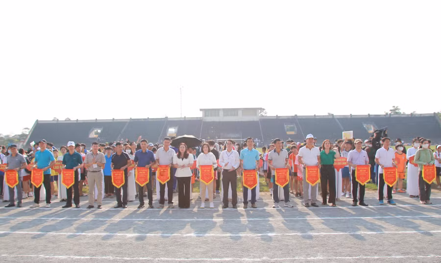 Hội thi có sự tham gia của học sinh các trường phổ thông.