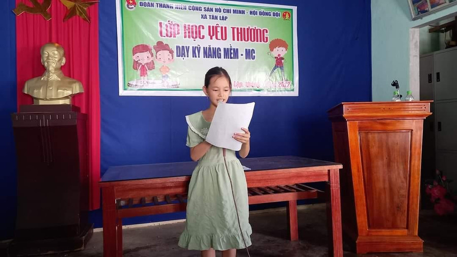 Lớp học rèn luyện các kỹ năng mềm cho trẻ.