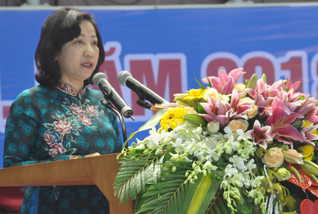 Thủy, Phó Chủ tịch UBND tỉnh, Trưởng BCĐ Đại hội, phát biểu khai mạc Đại hội.