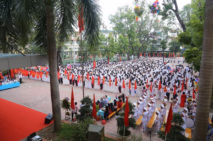 Học sinh trường THPT Yên Hòa. Ảnh minh họa/internet