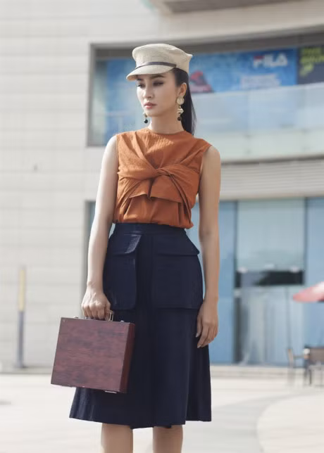 Kim Tuyen goi y thoi trang dao pho sanh dieu ngay Valentine - Anh 4