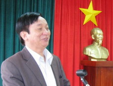 Ông Lê Tiến Thành phát biểu tại buổi làm việc Ông Lê Tiến Thành Vụ Trưởng Vụ GDTH (Bộ GD&ĐT) phát biểu chỉ đạo công tác kiểm tra công nhận PCGDTH ĐĐT.