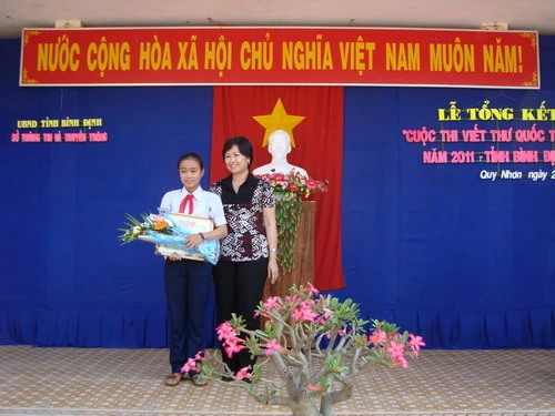 Bình Định: Tổng kết và trao giải Cuộc thi viết thư quốc tế UPU 2011