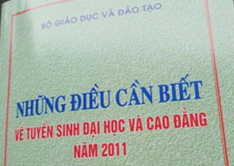 Hôm nay (14/3), phát hành cẩm nang tuyển sinh 2011