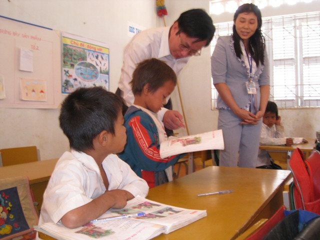 Vụ Trưởng Vụ GDTD Lê Tiến Thành: “Công tác dạy tiếng Việt cho HS dân tộc là vấn đề sinh-tử của giáo dục miền núi”.