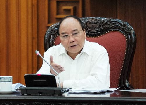 Thủ tướng Nguyễn Xuân Phúc phát biểu tại buổi làm việc Thủ tướng Nguyễn Xuân Phúc phát biểu tại buổi làm việc