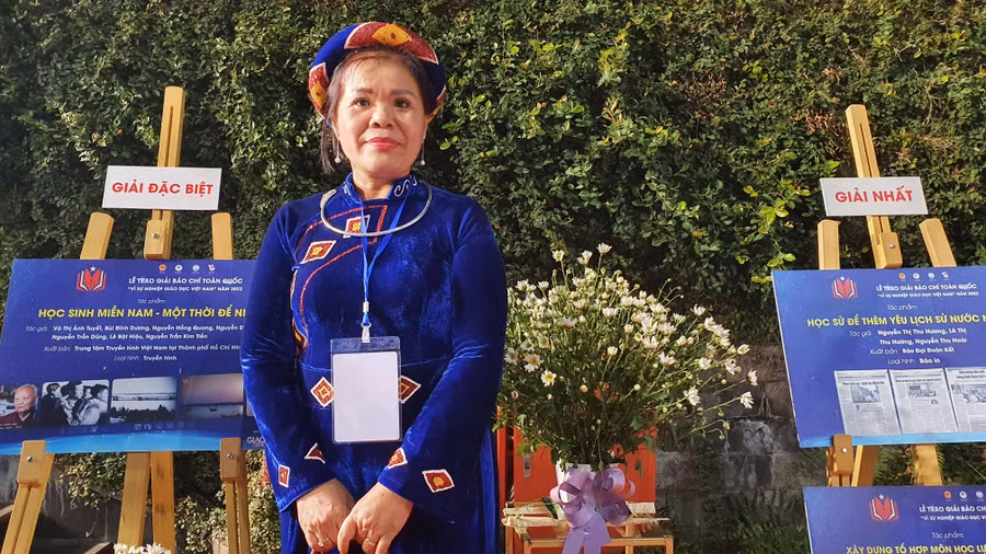 Cô Phan Thị Lệ chia sẻ về chương trình Thay lời tri ân 2022.