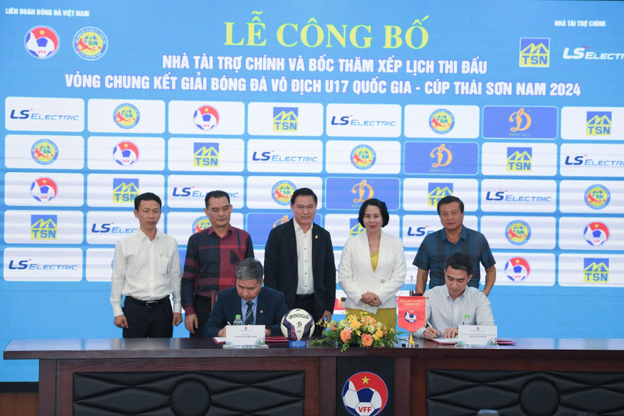 Tiếp nối thành công mùa giải 2023, năm nay Công ty Cổ phần Tập đoàn Thái Sơn Nam tiếp tục đồng hành cùng VCK Giải bóng đá Vô địch U17 Quốc gia trên cương vị Nhà Tài trợ chính. Tiếp nối thành công mùa giải 2023, năm nay Công ty Cổ phần Tập đoàn Thái Sơn Nam tiếp tục đồng hành cùng VCK Giải bóng đá Vô địch U17 Quốc gia trên cương vị Nhà Tài trợ chính.