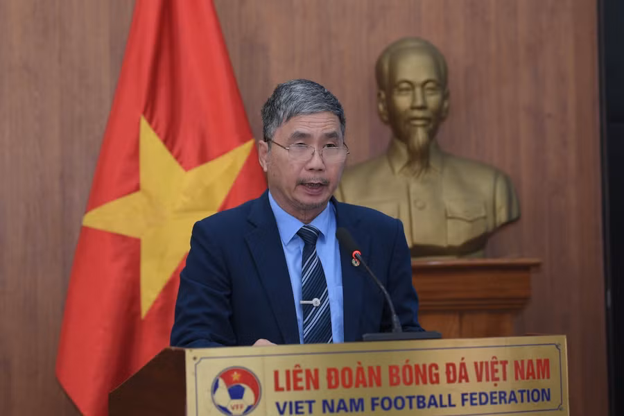 Phát biểu tại sự kiện, ông Dương Nghiệp Khôi - Tổng thư ký VFF cho biết: 'Giải bóng đá Vô địch U17 Quốc gia là giải đấu nằm trong hệ thống thi đấu các giải quốc gia được VFF tổ chức thường niên, nhằm tạo điều kiện rèn luyện, cọ xát chuyên môn cho các cầu thủ trẻ'.