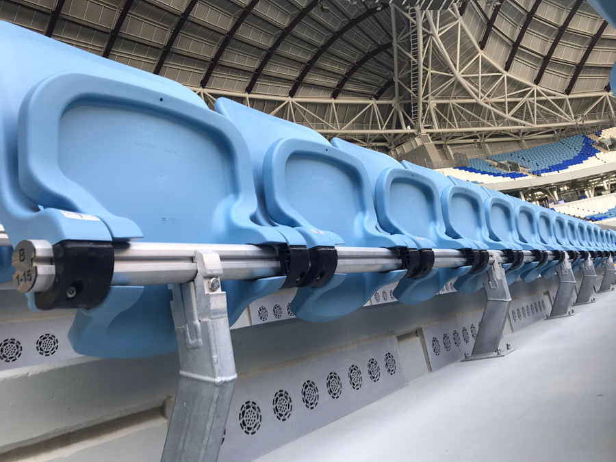 Hệ thống điều hòa được lắp đặt tại sân vận động Al Janoub. Ảnh: Andy Commins. Hệ thống điều hòa được lắp đặt tại sân vận động Al Janoub. Ảnh: Andy Commins.