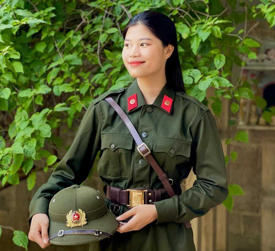 Cô gái Pa Kô Hồ Hạ Bảo Thương sắp nhập ngũ tham gia nghĩa vụ công an.