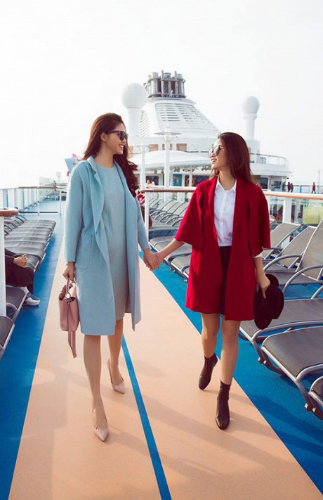 Hoa hau My Linh ngay cang than thiet den kho tin voi A hau Thanh Tu - Anh 17