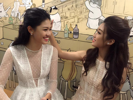 Hoa hau My Linh ngay cang than thiet den kho tin voi A hau Thanh Tu - Anh 7