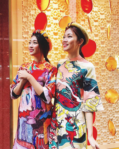 Hoa hau My Linh ngay cang than thiet den kho tin voi A hau Thanh Tu - Anh 20