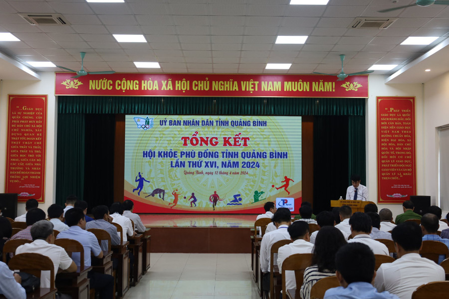 Tổng kết Hội khỏe Phù Đổng tỉnh Quảng Bình năm 2024. Tổng kết Hội khỏe Phù Đổng tỉnh Quảng Bình năm 2024.