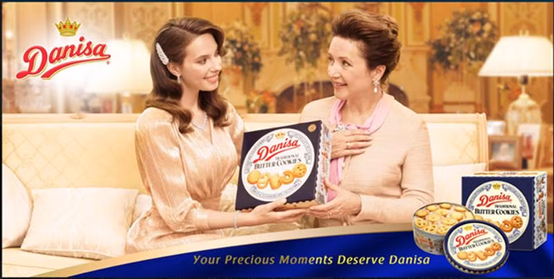 Những hộp bánh Danisa được chăm chút từ vị ngọt, hương thơm, độ giòn từ các nguyên liệu hảo hạng là món quà tri ân ý nghĩa.