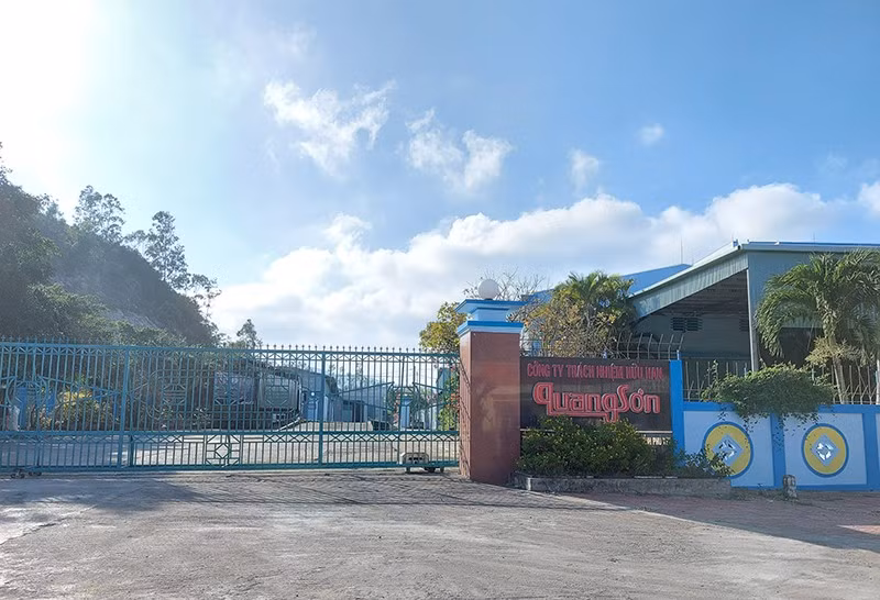 Trụ sở Công ty TNHH Quang Sơn. Ảnh: Cao Minh