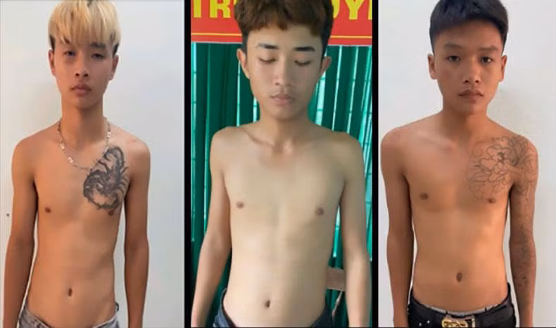 Một số đối tượng có liên quan đến vụ án.